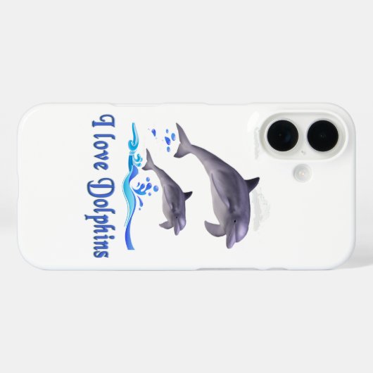 イルカ Case-Mate iPhoneケース (裏面 (横))