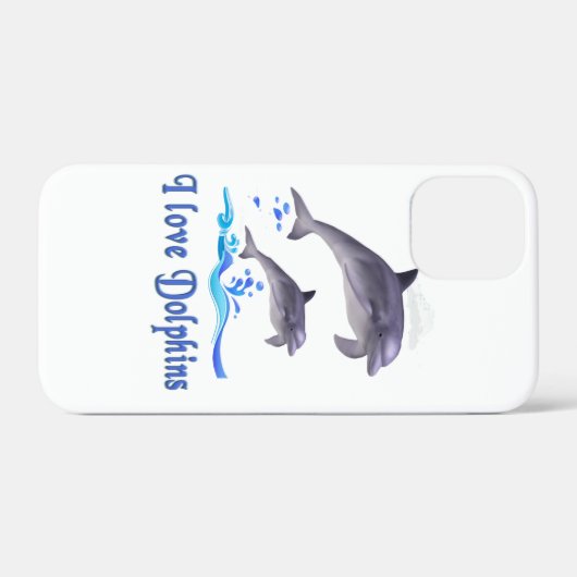 イルカ Case-Mate iPhoneケース (裏面 (横))