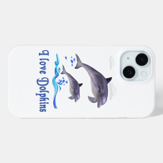 イルカ Case-Mate iPhoneケース (裏面 (横))