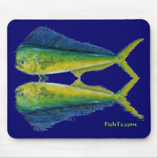 イルカ、Dorado、反射のMahiMahi マウスパッド