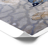 イルカ(fresco) ポスター (角)