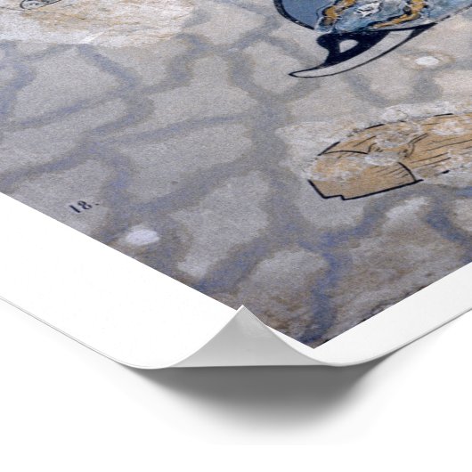 イルカ(fresco) ポスター (角)