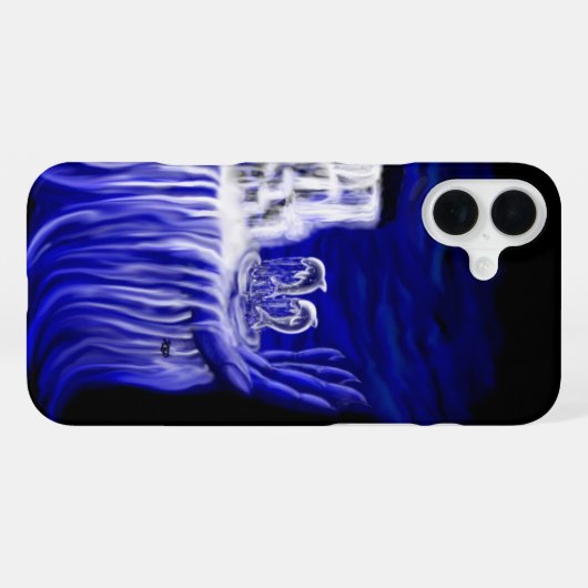 イルカ， Hand of Times iPhoneケース (裏面横)