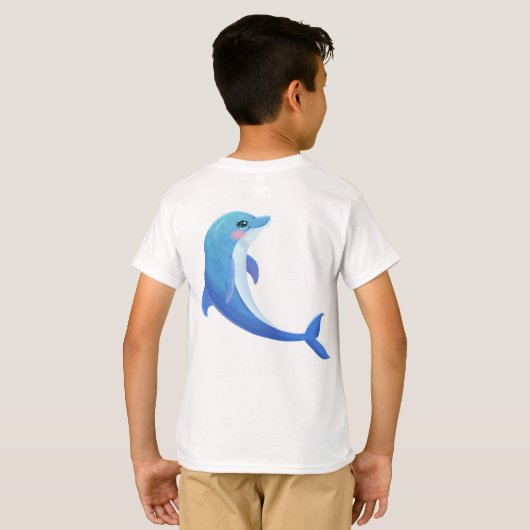 イルカ Tシャツ (裏面フル)