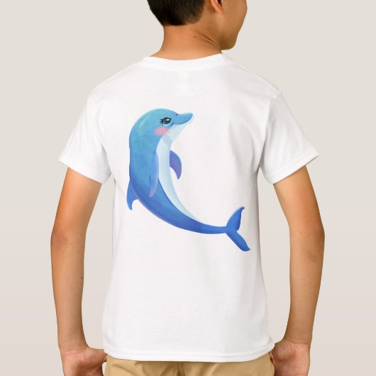 イルカ Tシャツ (裏面)