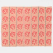 イルカBFTG フリースブランケット (正面(横))