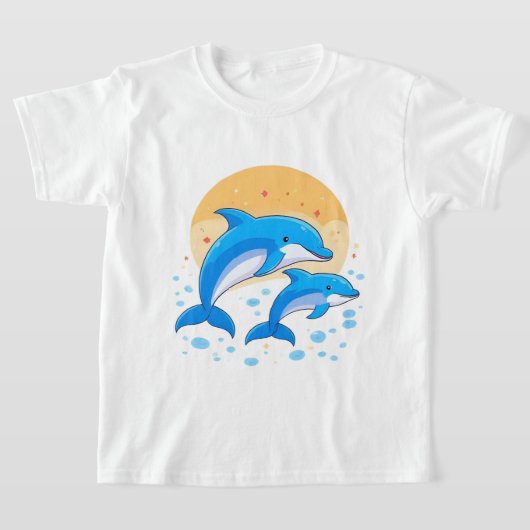 イルカTシャツ Tシャツ (レイダウン)