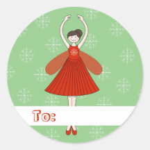 イルシマバレエ妖精クリスマススノーフレーク緑