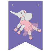 イルシマバレリナエレファントパープル バンティングフラッグ (第3の旗)