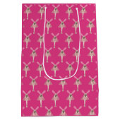 イルシマバレリナフェアリーピンク ミディアムペーパーバッグ (裏面)