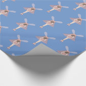 イルシマバレリナフェアリーブルーラッピング紙 ラッピングペーパー (角)