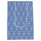 イルシマバレリナフェアリーブルー ミディアムペーパーバッグ (裏面)