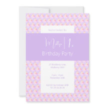 イルシマレインボーカップケーライトパープル1st誕生日