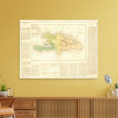 イルセントドミングまたはハイチ キャンバスプリント (インサイチュ (リビング))