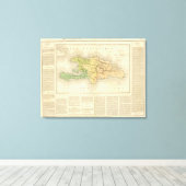 イルセントドミングまたはハイチ キャンバスプリント (インサイチュ (ウッドフロア))