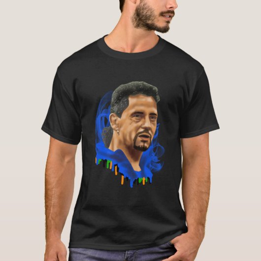 イルディヴィンコディーノサッカー選手 Tシャツ (正面)
