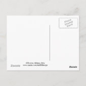 イルドゥオモ経由のメトロ – ミラノ，イタリアのはがき ポストカード (裏面)