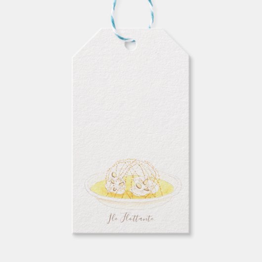 イルフロッタンテ水彩画 ギフトタグ (正面)