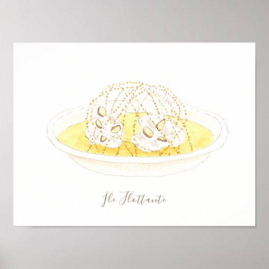 イルフロッタンテ水彩画 ポスター (正面)