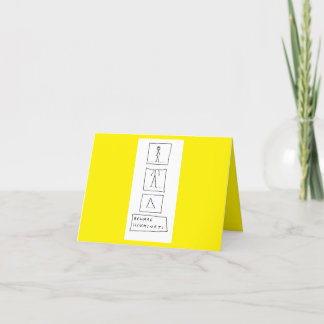 イルミおもしろいナティ・アニメのジョーク誕生日カード シーズンカード