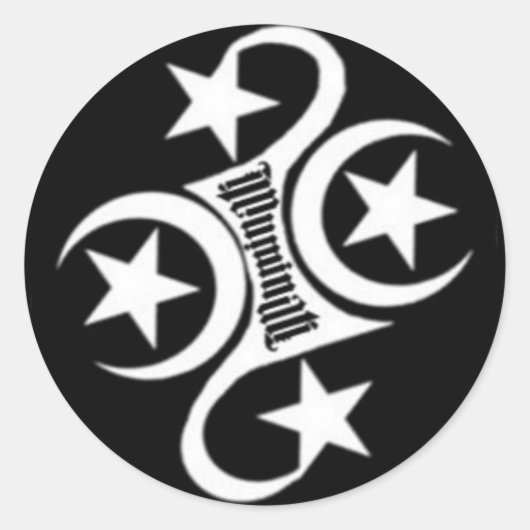 イルミナティのロゴシール ラウンドシール (正面)