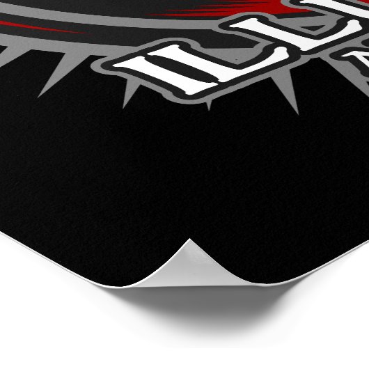 イルミナティは誰も信用しないのを見ている ポスター (角)