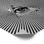 イルミナティオールシーイングアイトランスのポスタースリープ ポスター (角)