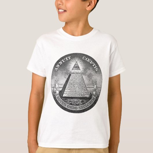 イルミナティオールシージングアイ Tシャツ (正面)