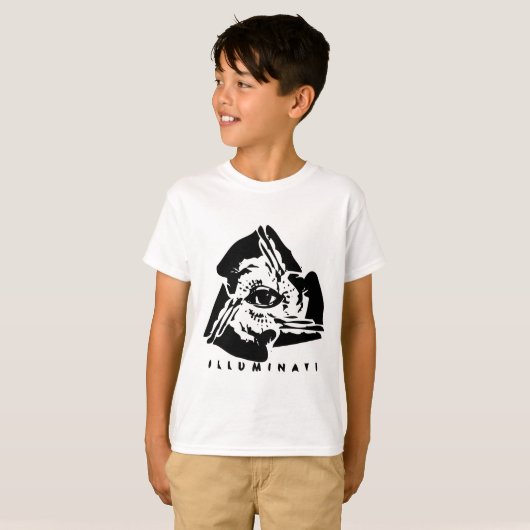 イルミナティオールシージングアイ Tシャツ (正面フル)