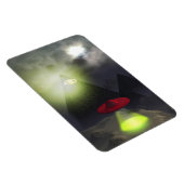 イルミナティピラミッドとUFOプレミアムフレキシマグネット マグネット (右側)