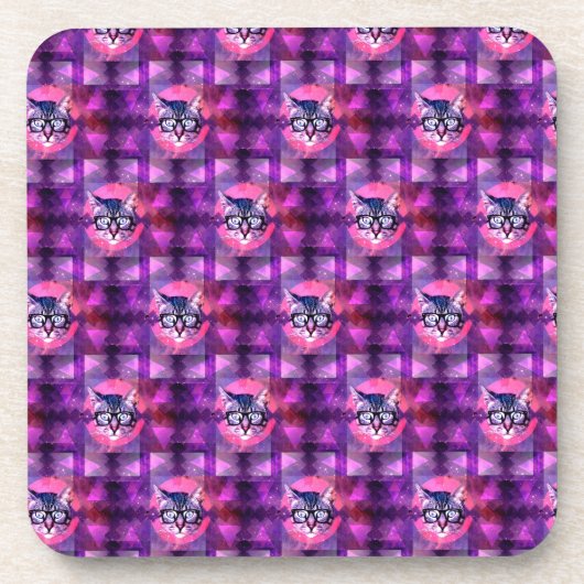 イルミナティ猫 コースター (正面)