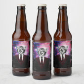 イルミナティ猫 ビールラベル (ボトル)