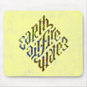 イルミナティ – アースエアファイアウォーターマウスパッド マウスパッド (正面)