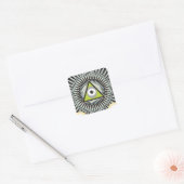 イルミナティAll Seeing Eye NWO新世界秩序 スクエアシール (封筒)