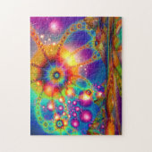 イルミネーションサイケデリックの国 ジグソーパズル (縦)