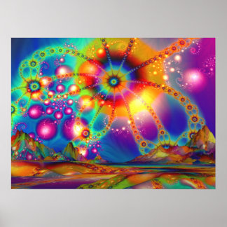イルミネーションサイケデリックの国 – ポスター
