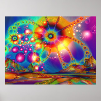イルミネーションサイケデリックの国 – ポスター