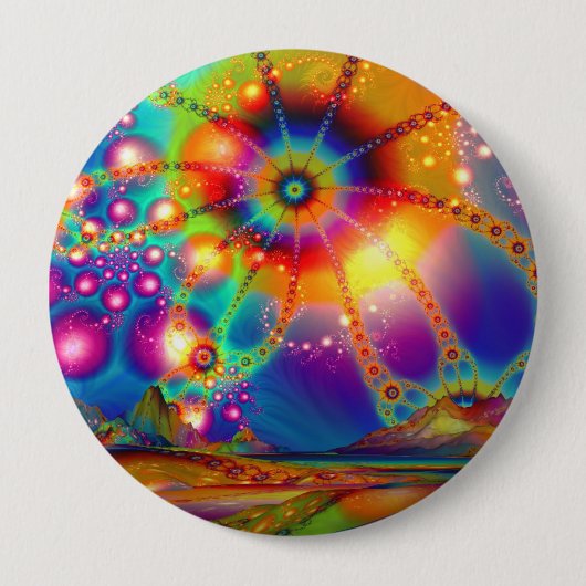 イルミネーションサイケデリックの国 缶バッジ (正面)