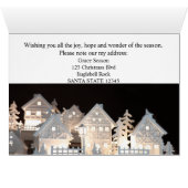 イルミネーション付きクリスマスハウスを動かした (内部横(下))