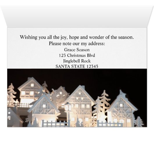 イルミネーション付きクリスマスハウスを動かした (内部横(下))