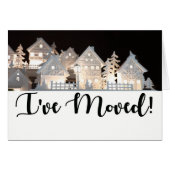 イルミネーション付きクリスマスハウスを動かした (正面横)