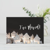 イルミネーション付きクリスマスハウスを動かした 招待状 (スタンド正面)