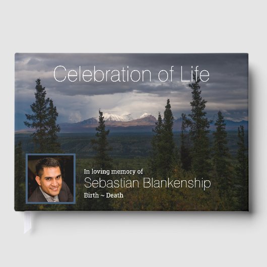 イルミネーション山岳アラスカカスタム州写真 ゲストブック (正面)