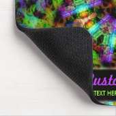 イルミネーション幾何学マンダラマウスパッド マウスパッド (コーナー)