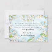 イルミネーション正教会の洗礼 サンキューカード (正面)