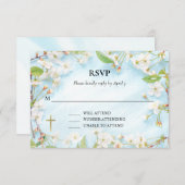 イルミネーション正教会の洗礼 出欠カード (正面/裏面)