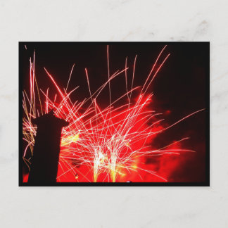 イルミネーション花火 ポストカード