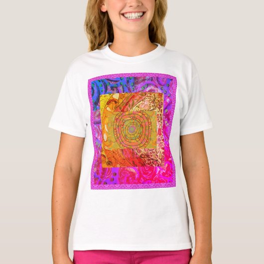 イルミネーション・アブストラクト Tシャツ (正面)