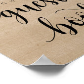 イルミネーション ライト, ウェディングサイン ゲストブック ポスター (角)