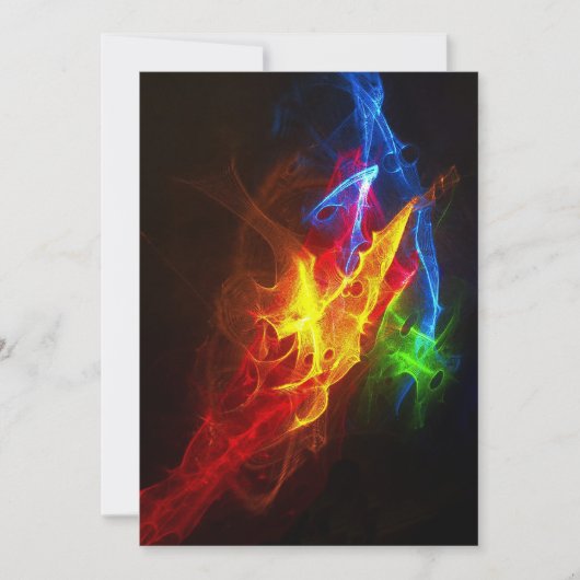 イルミネータスレーザールミアノートカードフラットノートカード ノートカード (正面)